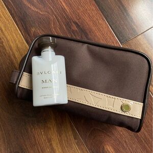 BVLGARI for Emirates First Class Airline Toiletries Bag Mini with Lotion